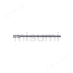 型号 米思米 铝加工用硬质合金圆弧角型立铣刀 3刃/超短刃/长柄型 SEC-LS-ALHREM3B5-0.5