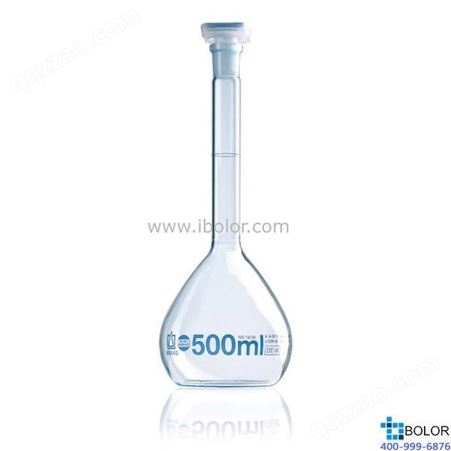 容量瓶，BLAUBRAND®, ，10000 ml，Boro 3.3, NS 45/40 PP瓶塞 37236