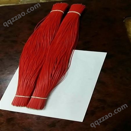 现货PVC红黑色100724AGW电子导线500MM环保电子线