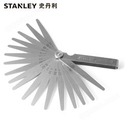 史丹利(STANLEY) 23件装公制塞尺 高精度 不锈钢塞规间隙尺厚薄规0.02-1.00mm 36-115-23