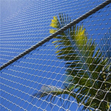 誉诚不锈钢绳网工厂直销 304 316L不锈钢绳网 坚固动物园围网围栏