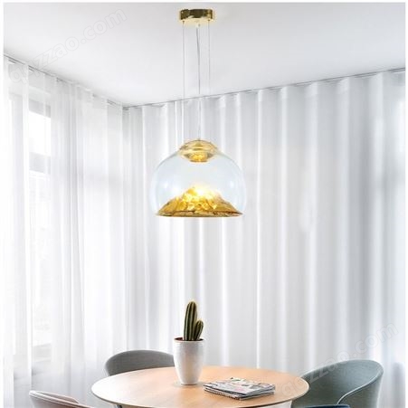 北欧金山银山玻璃餐厅吊灯创意个性吧台咖啡厅酒吧橱窗装饰吊灯