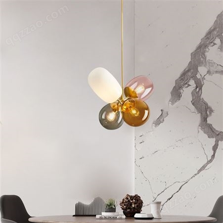 现代个性玻璃气球餐厅吊灯创意客厅儿童房卧室床头艺术吊灯