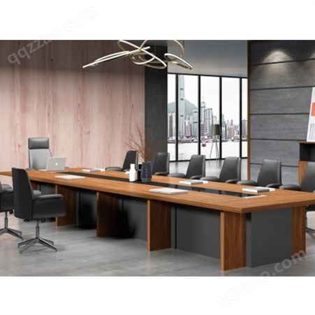 柜都家具南京办公家具小型会议桌 长桌简约现代条形桌 培训桌 会议室会议桌椅组合