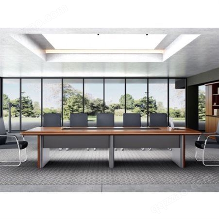 柜都家具南京办公家具小型会议桌 长桌简约现代条形桌 培训桌 会议室会议桌椅组合