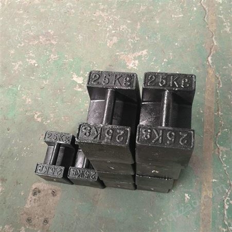 做载重实验铸铁砝码20公斤锁形砝码 重庆25千克标准砝码厂家