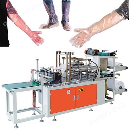 全自动一次性塑料tpe长臂手套机操作简单德恒厂家优质供应