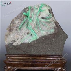 现货祖母绿晶体矿石标本石头原石彩宝奇石观赏石水晶摆件天瑜矿物