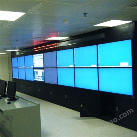 超窄边拼接屏成都智搏佳DV460FHZ-NVF监控室拼接屏46寸液晶拼接墙效果图片