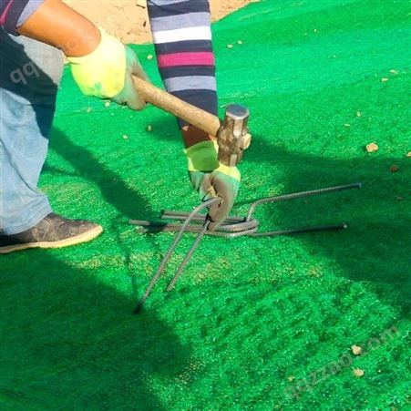 河道边坡防止水土流失种草网 土工网垫 诺联三维植被网出厂价