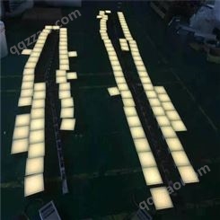 感应地灯 led地板砖 线性灯条 发光均匀，防水防滑