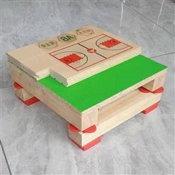 体育木地板专用减震运动篮球馆实木双龙骨防滑耐磨C级