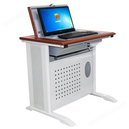 托克拉克隐藏电脑桌多媒机房电脑课桌新款嵌入式学校培训考试桌子