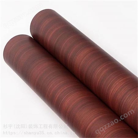 韩国进口Hyundai装饰贴膜BODAQ铂多红樱桃木W276自粘木纹膜BA024