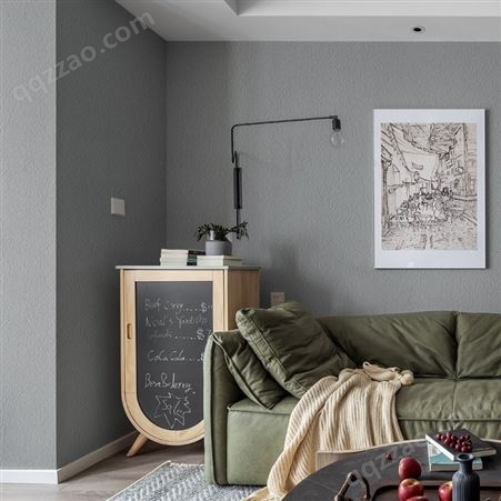 悦秀硅藻泥3D无缝墙布现代简约纯色素色壁布全屋卧室客厅墙纸