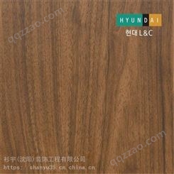 韩国进口Hyundai装饰贴膜BODAQ铂多自粘木纹膜W376红色旧木纹BA041